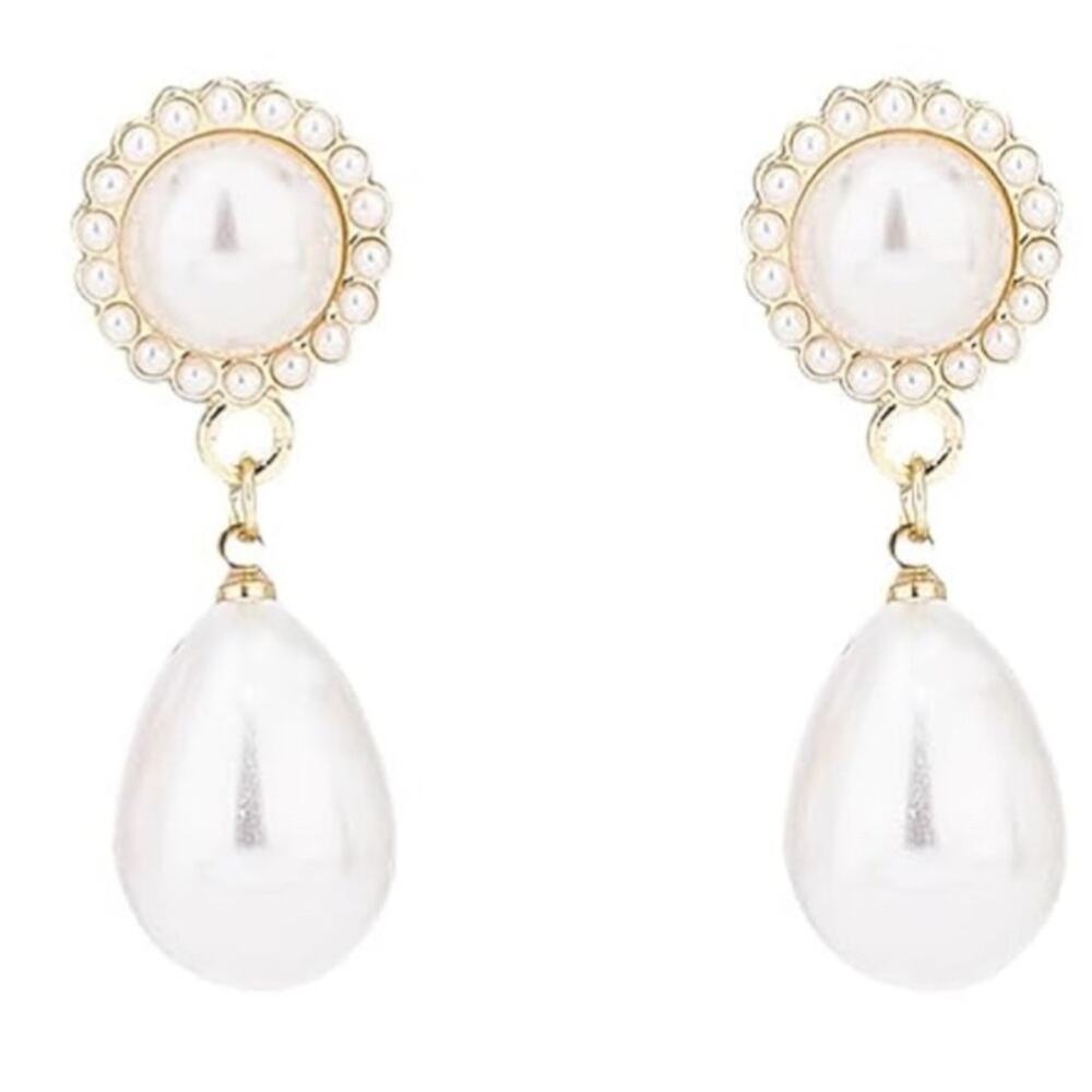 Pearl Teardrop Earrings